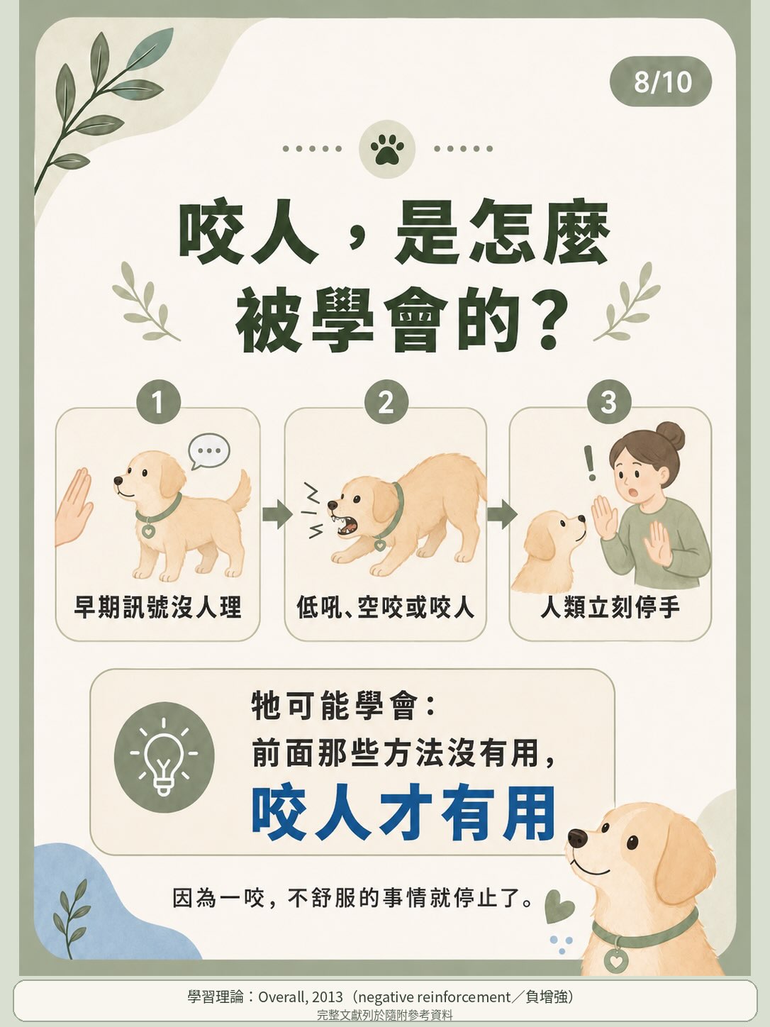 「牠不會咬人」？咬傷風險與警訊圖卡 8