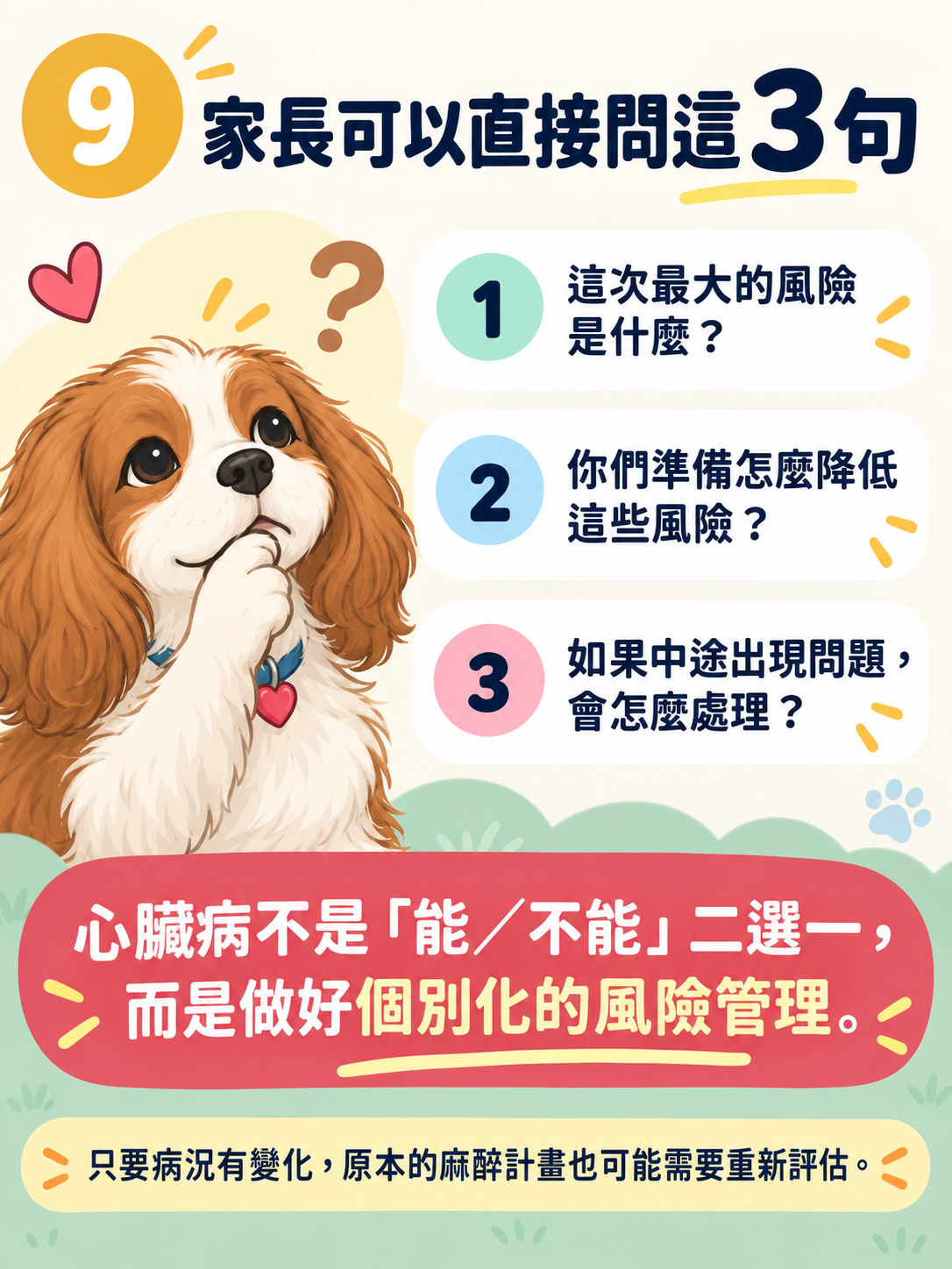 MMVD｜麻醉前評估圖卡 9：家長可以直接問這3句