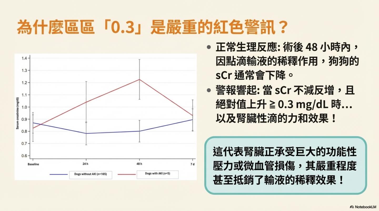 跨越時空的 2.9%：狗狗麻醉後急性腎損傷的隱形危機圖卡 4