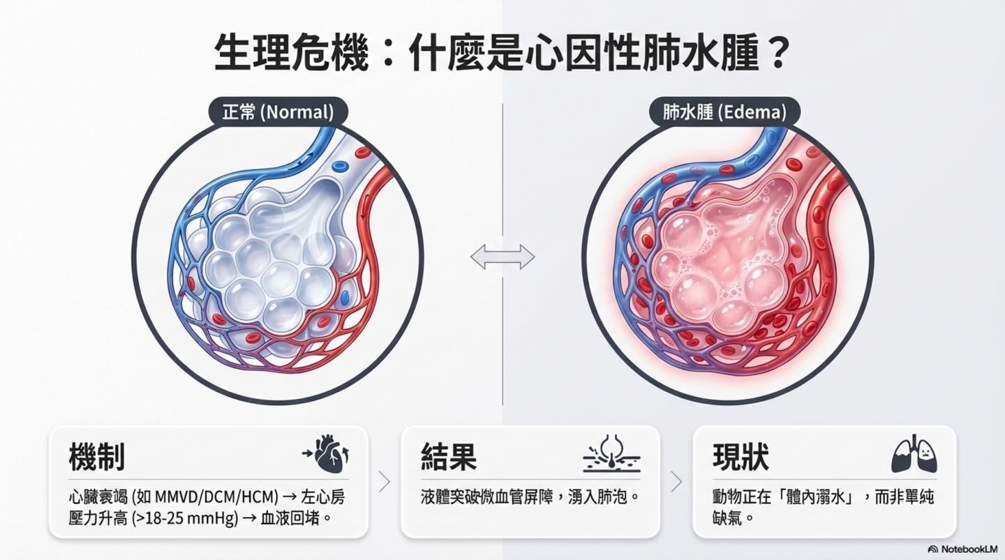 犬貓心因性肺水腫：氧氣治療的迷思與真相圖卡 2