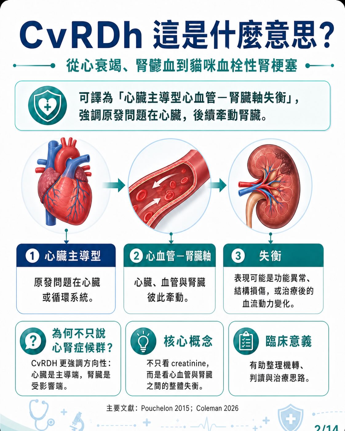 心臟病如何牽動腎臟？圖卡 2