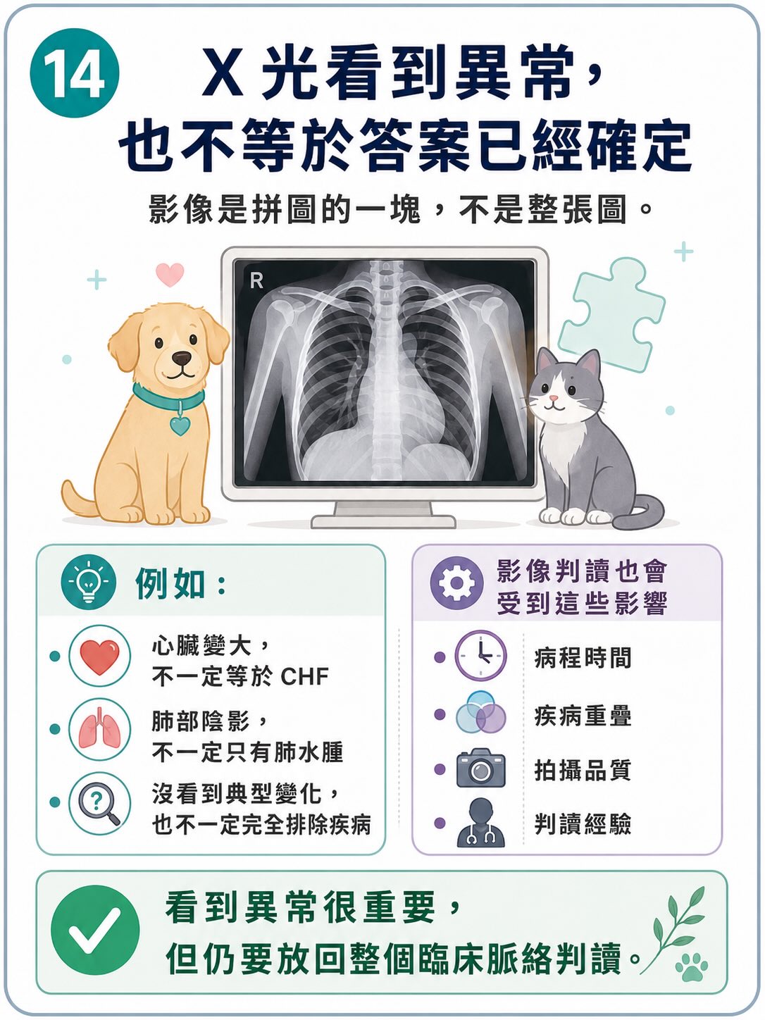 所有檢查，都不是單獨答案圖卡 14