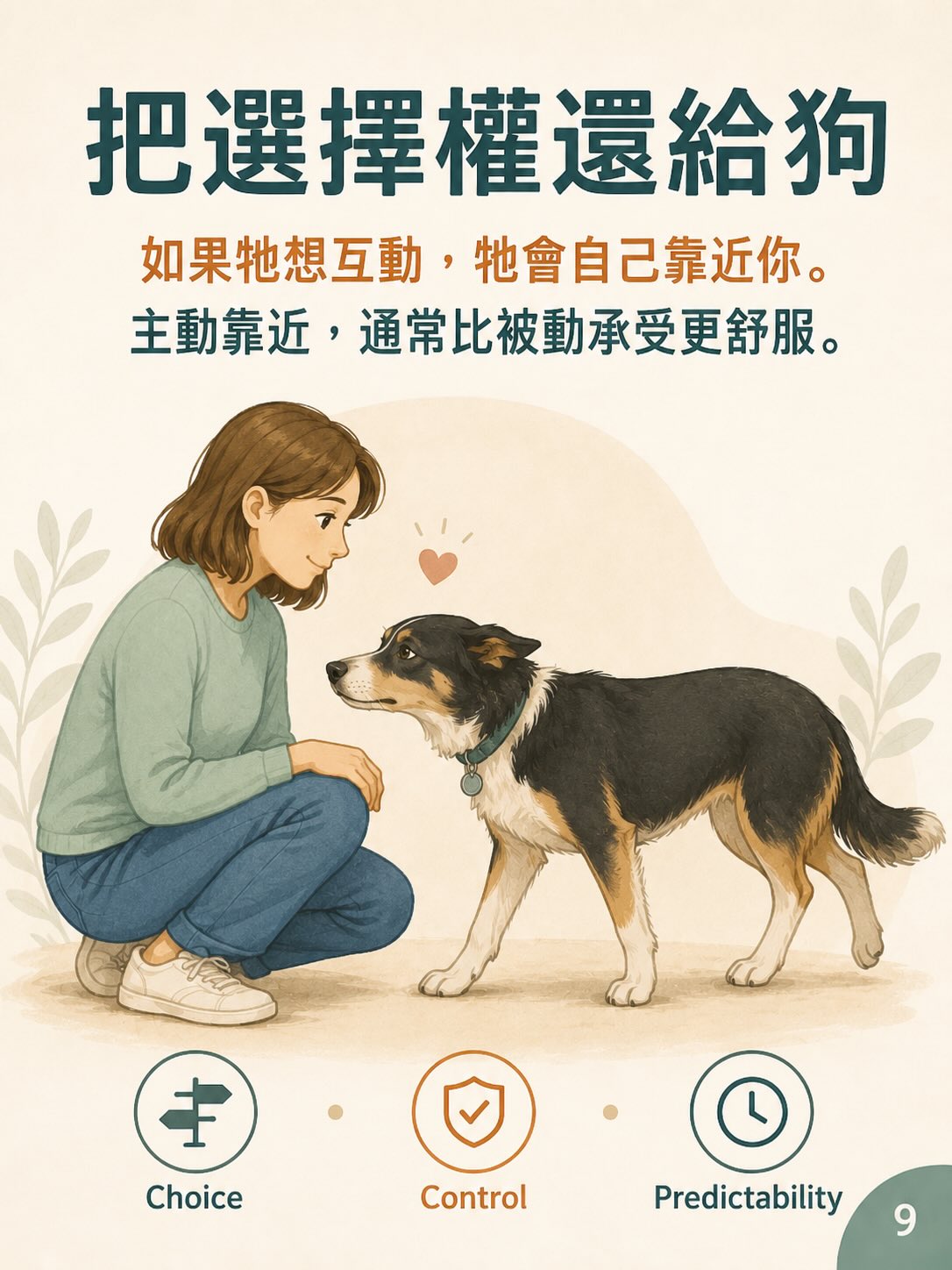 你以為是在打招呼，在狗狗眼中可能是在施加壓力圖卡 9