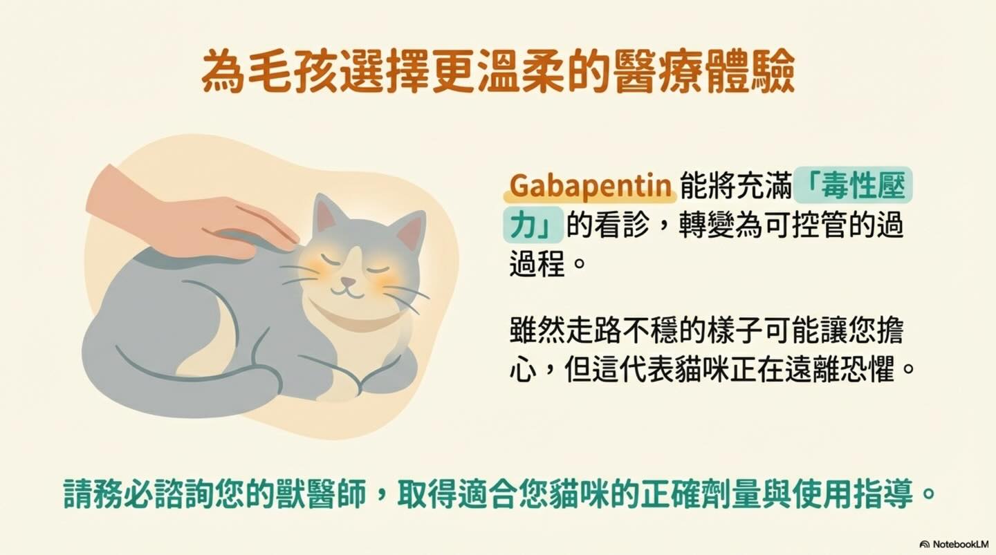 貓咪就診前的 Gabapentin 使用指南：效益與反應圖卡 14