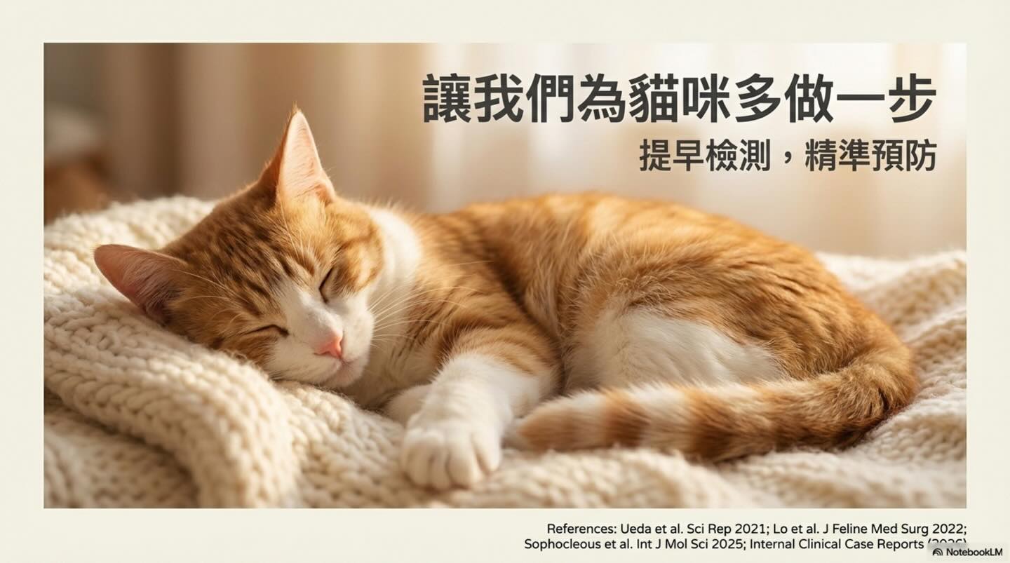 貓 HCM｜P2RY1 與血栓預防圖卡 13：讓我們為貓咪多做一步