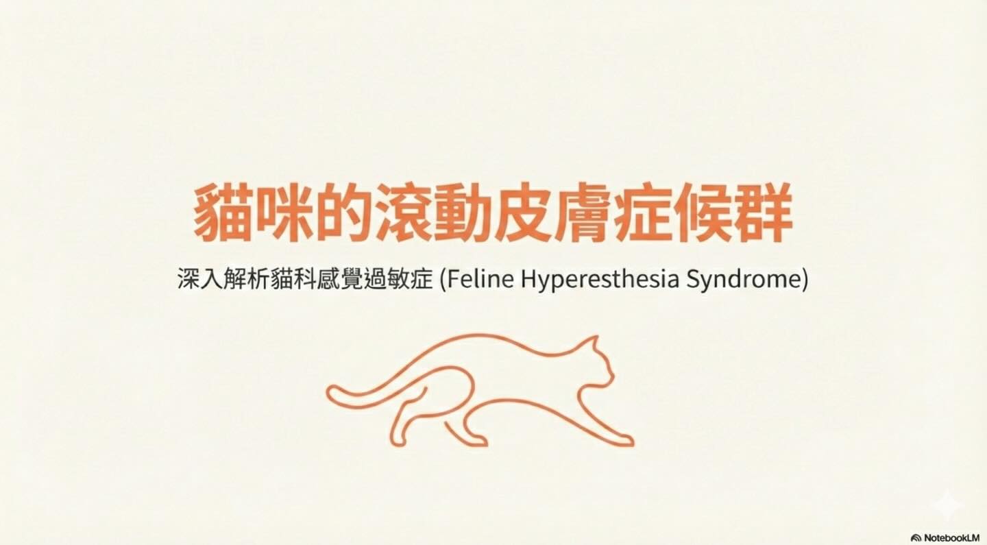 橫式圖卡集合封面：貓咪的滾動皮膚症候群（FHS）