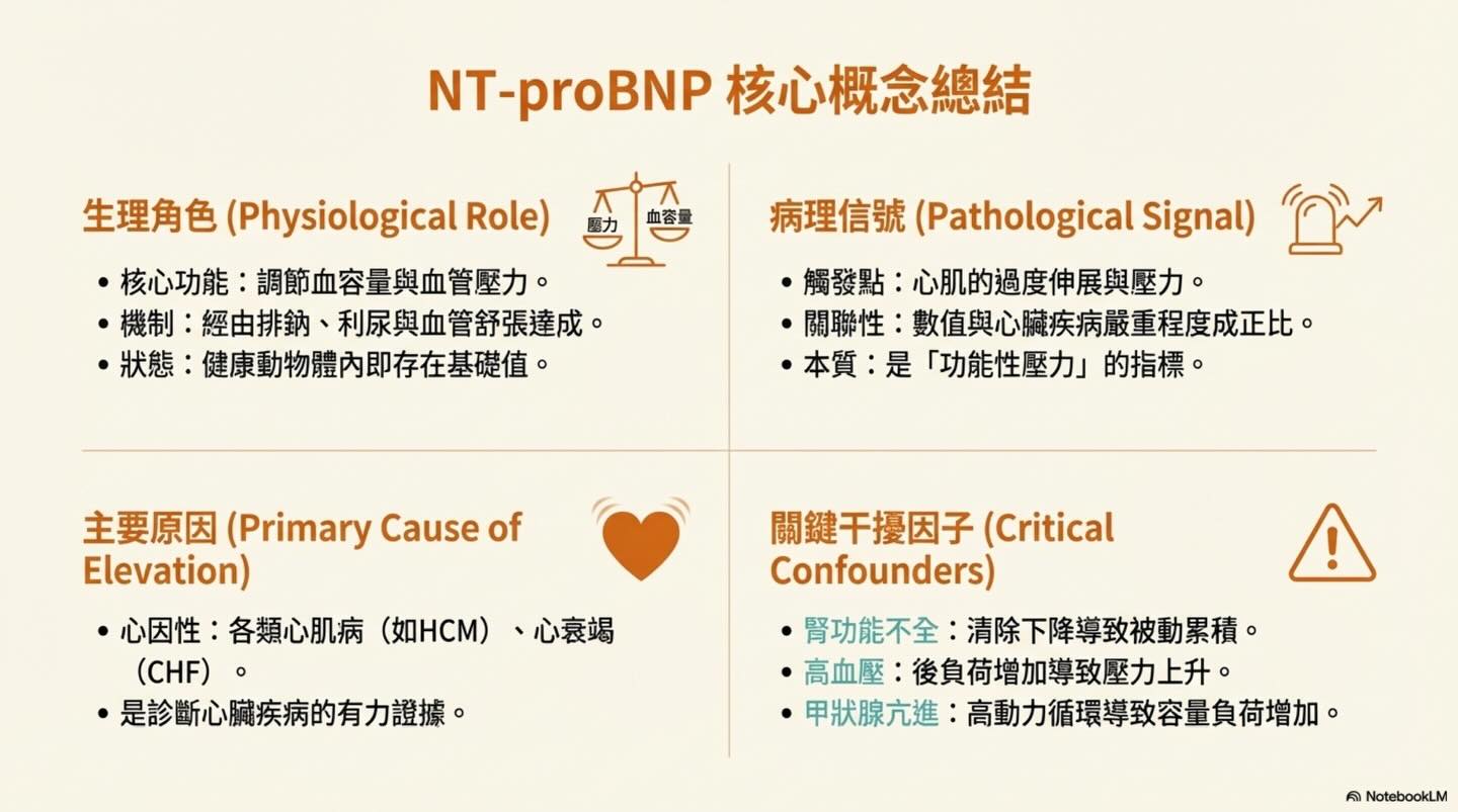 解讀心臟的語言：NT-proBNP 的完整生理學指南圖卡 14