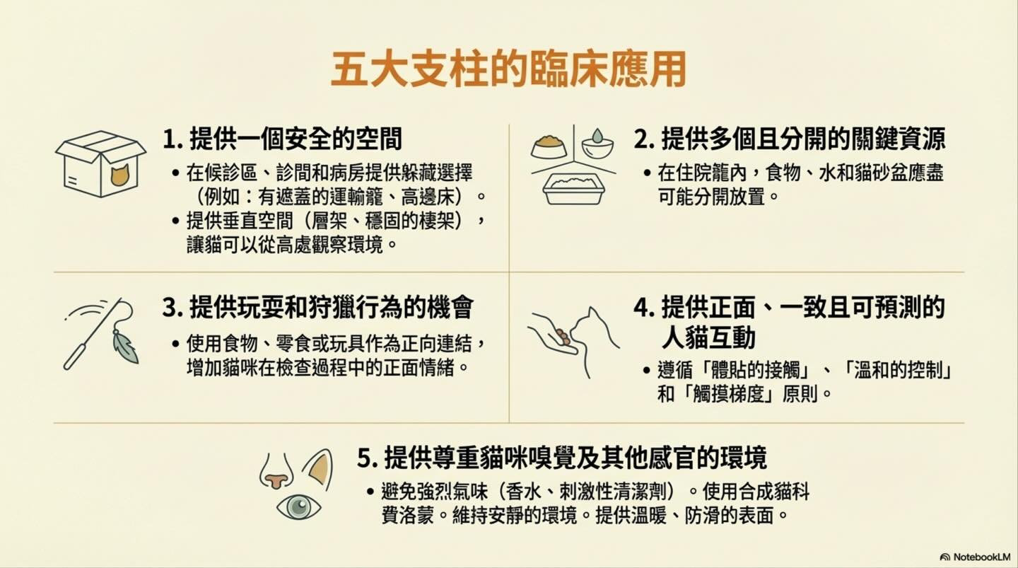 從貓的視角出發：Fear Free 與低壓力醫療照護的核心圖卡 10
