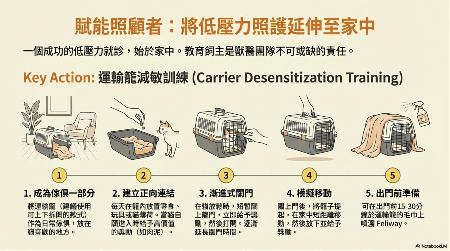從貓的視角出發：Fear Free 與低壓力醫療照護的核心圖卡 12