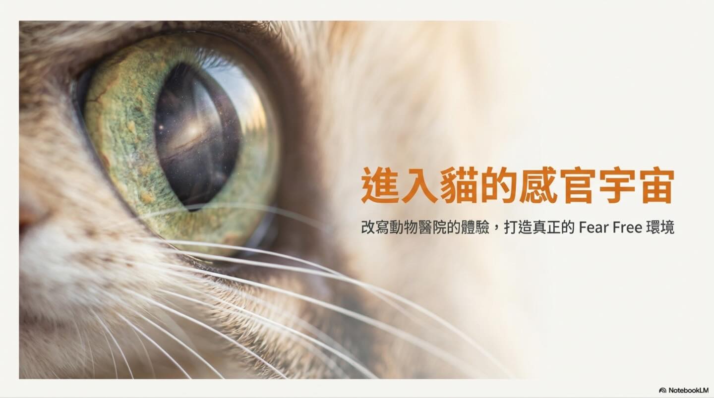 橫式圖卡集合封面：進入貓的感官宇宙：打造真正的 Fear Free 環境