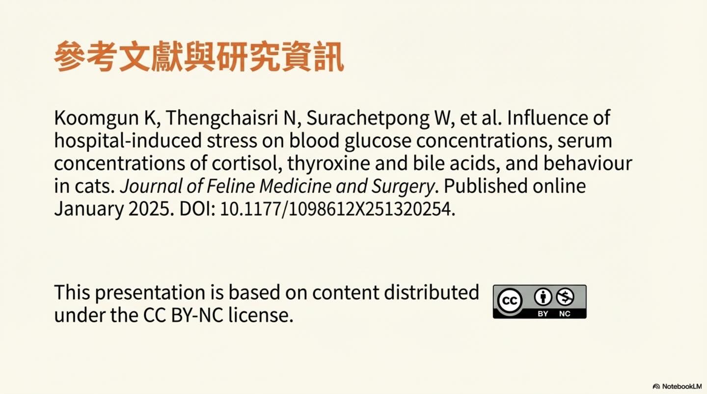 貓咪的無聲吶喊：壓力如何影響臨床數據與診斷圖卡 14