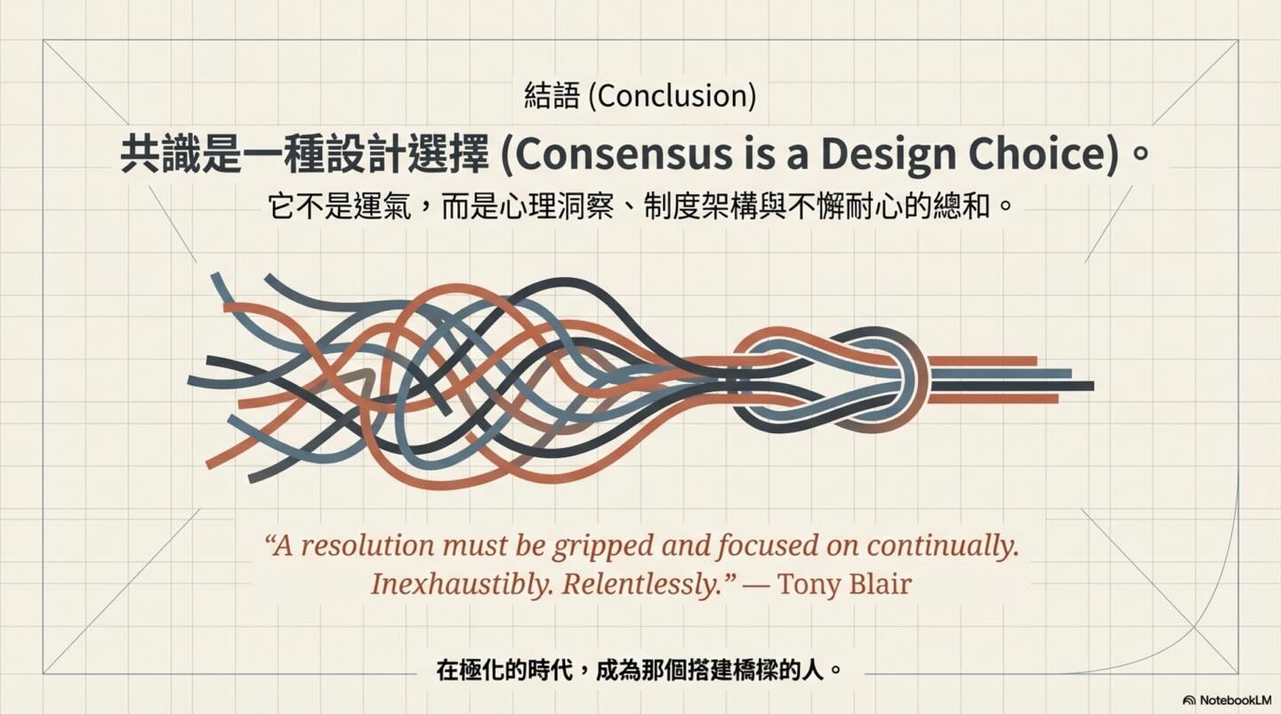 尋找「罕見共識」：跨越分歧的策略與路徑圖卡 15