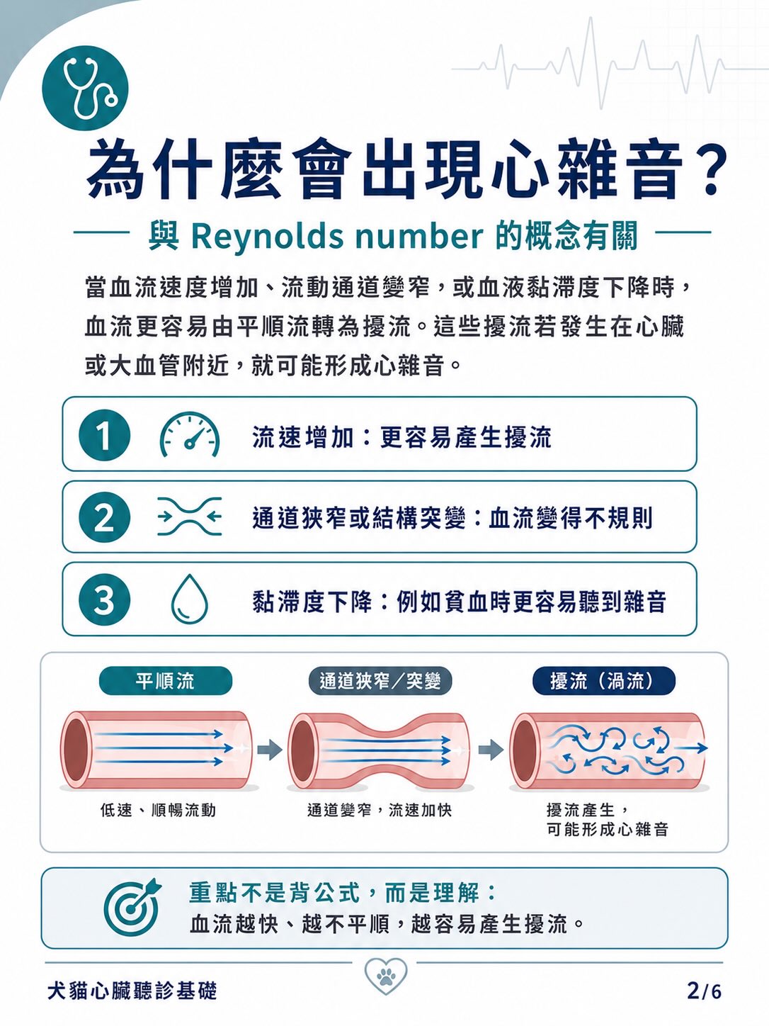 心雜音是什麼？聽診發現的異常血流聲圖卡 2