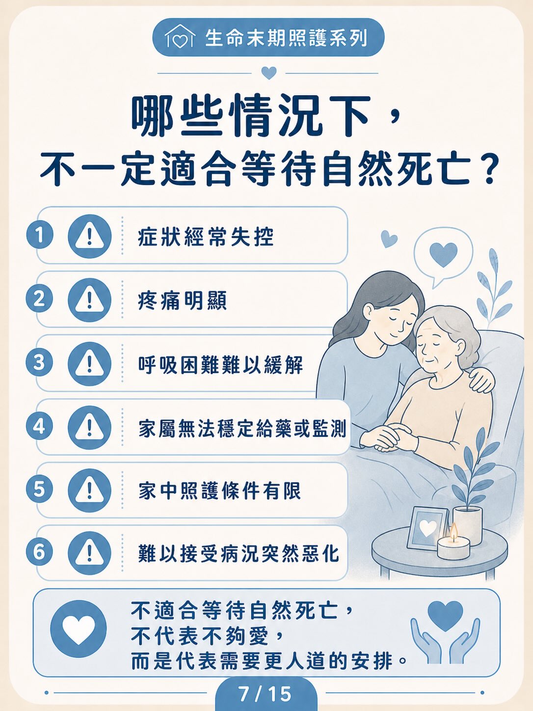 自然死亡 vs 安樂死圖卡 7