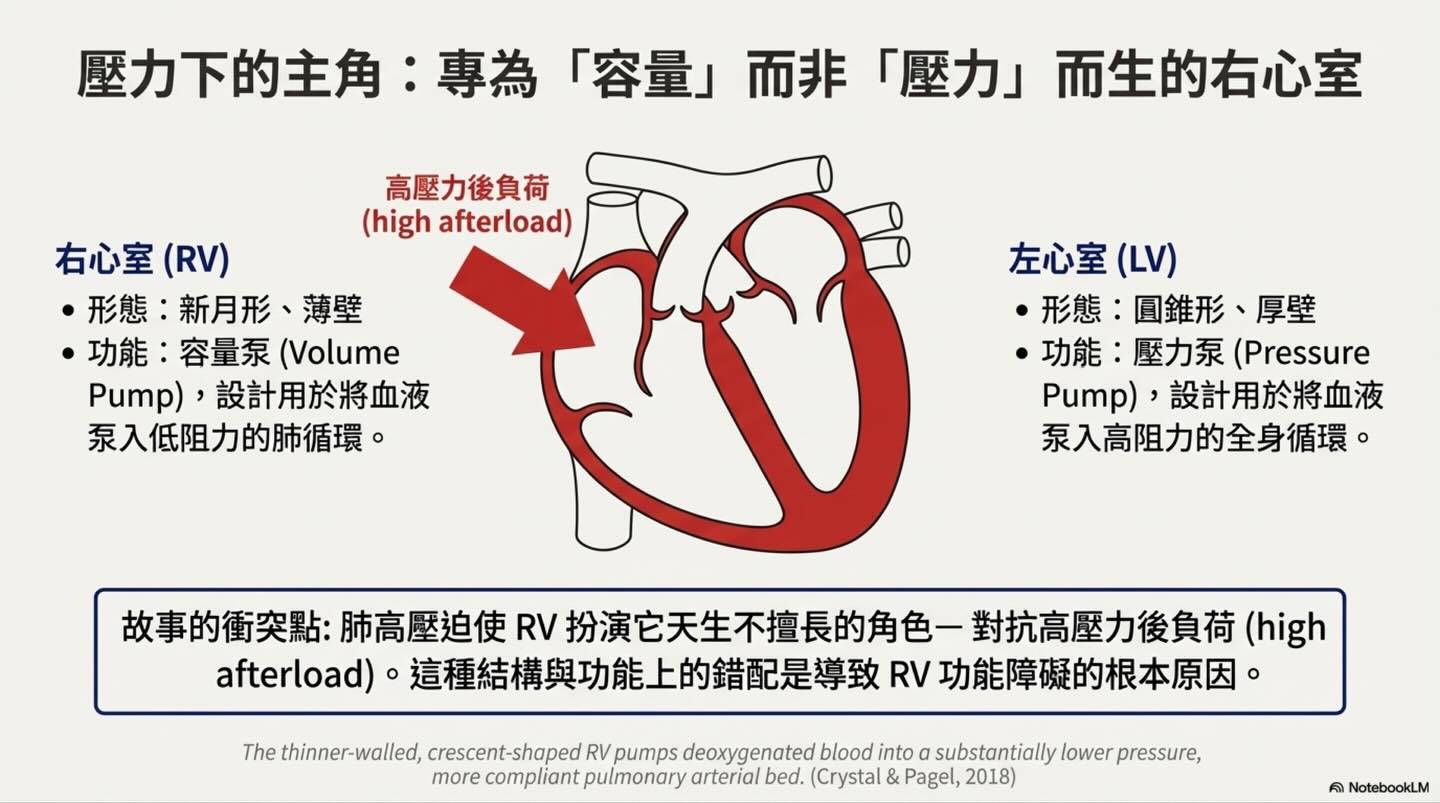 肺高壓的致命螺旋：右心室冠狀動脈灌流與心肌缺氧圖卡 3