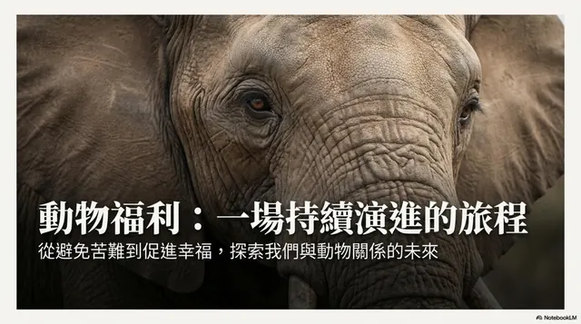 橫式手機圖卡集合封面：動物福利：一場持續演進的旅程