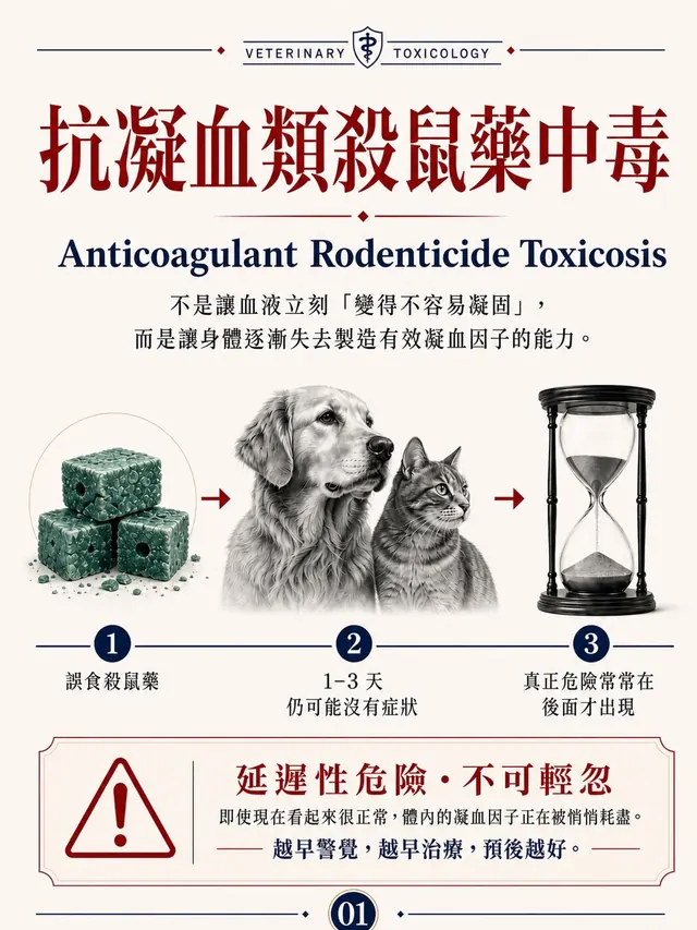 手機圖卡集合封面：抗凝血類殺鼠藥中毒
