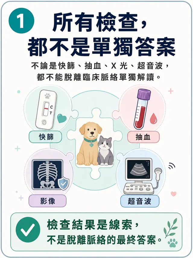 手機圖卡集合封面：所有檢查，都不是單獨答案