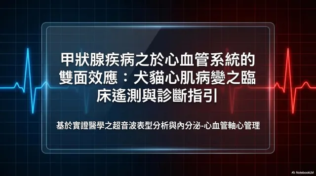 橫式手機圖卡集合封面：甲狀腺疾病之於心血管系統的雙面效應