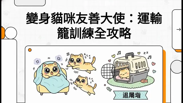 變身貓咪友善大使：運輸籠訓練全攻略衛教影片封面