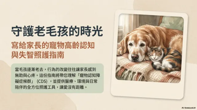 高齡犬貓認知照護第 1 頁：高齡犬貓認知與失智照護指南