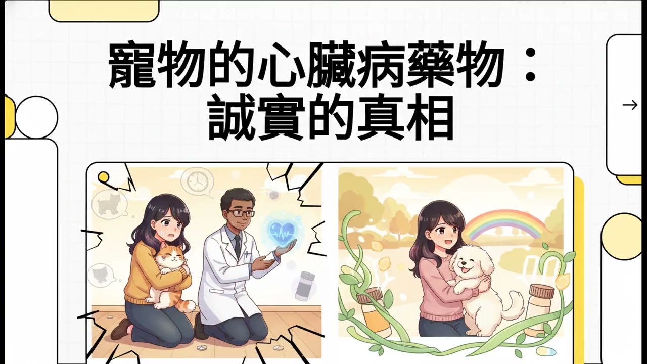 寵物的心臟病藥物：誠實的真相衛教影片封面