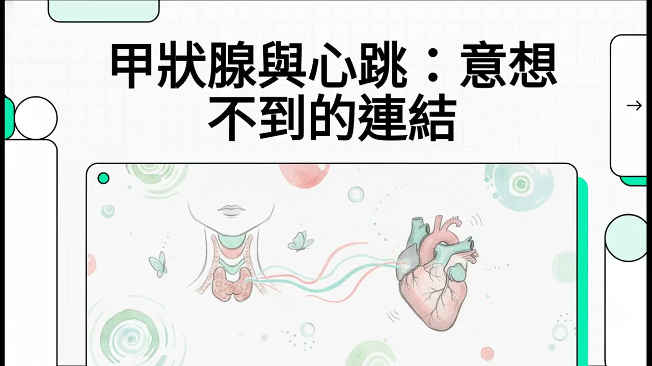 甲狀腺與心跳：意想不到的連結衛教影片封面