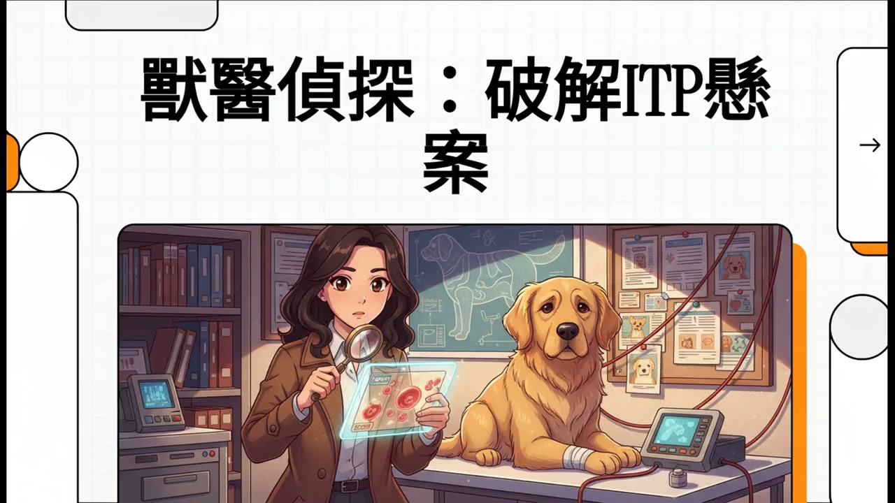 獸醫偵探：破解 ITP 懸案衛教影片封面