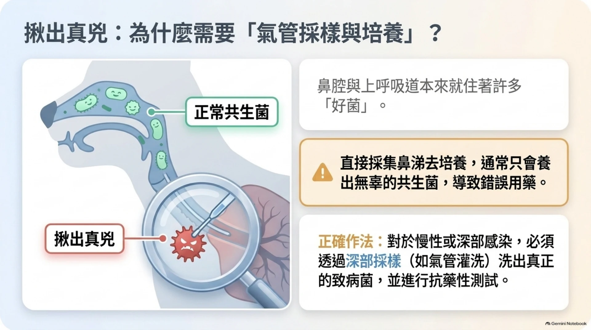 犬貓呼吸道感染與抗生素第 8 頁：氣管深部採樣、培養與藥敏試驗