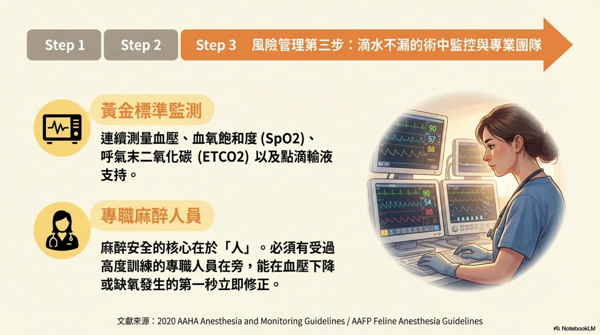 牙齒健康與心臟安全第 13 頁：術中監測與專業團隊