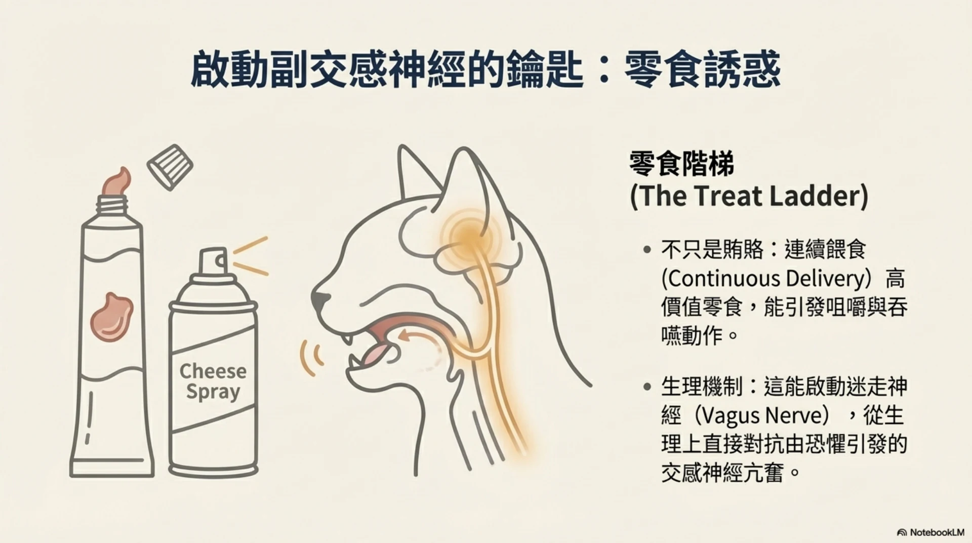 Fear Free 貓友善照護第 9 頁：零食階梯與正向連結