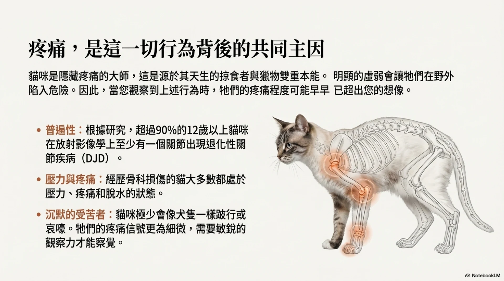 貓咪前肢疼痛與臨床觀察第 3 頁：疼痛與行為變化