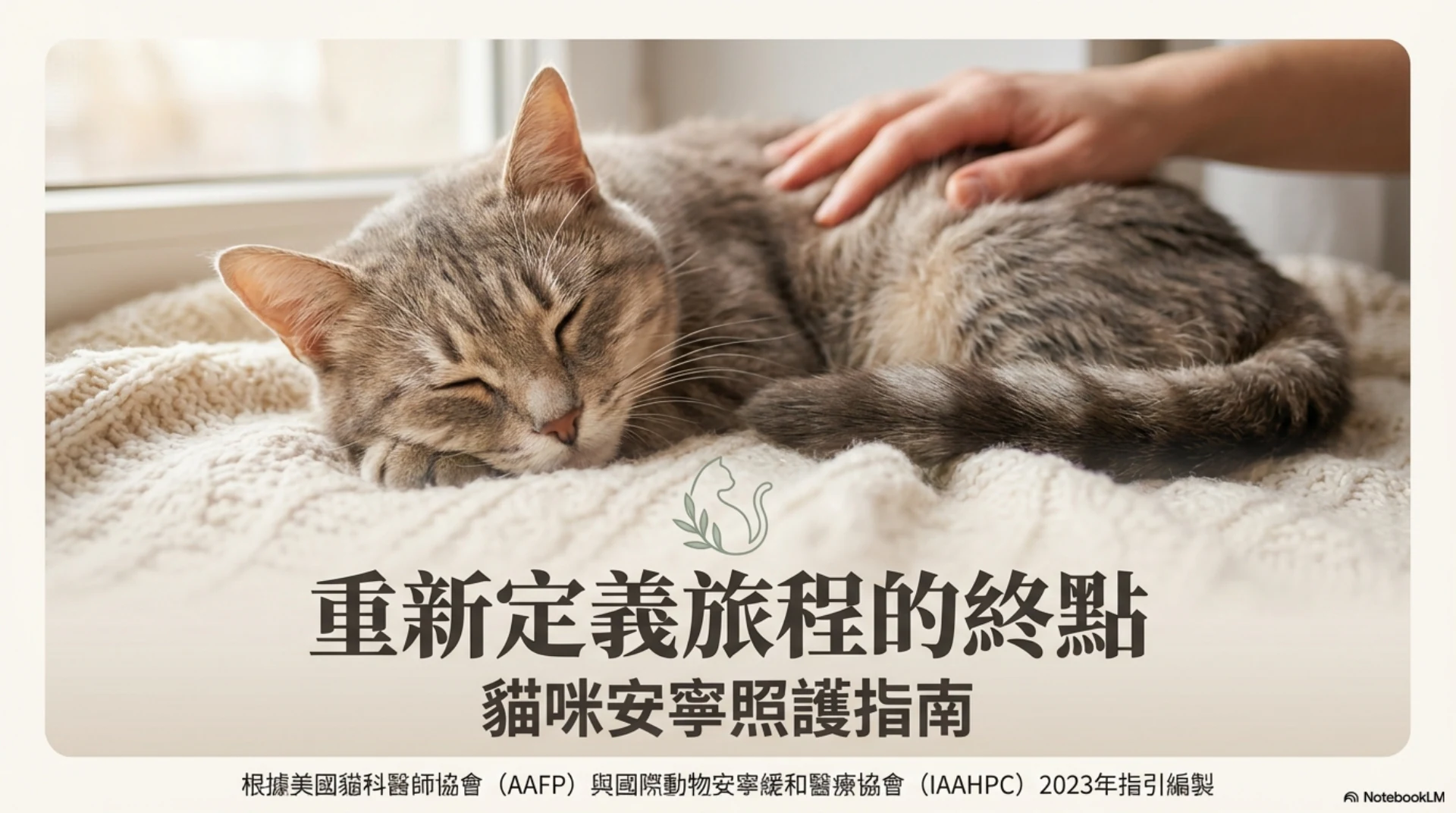 貓咪安寧照護指南第 1 頁：貓咪安寧照護指南