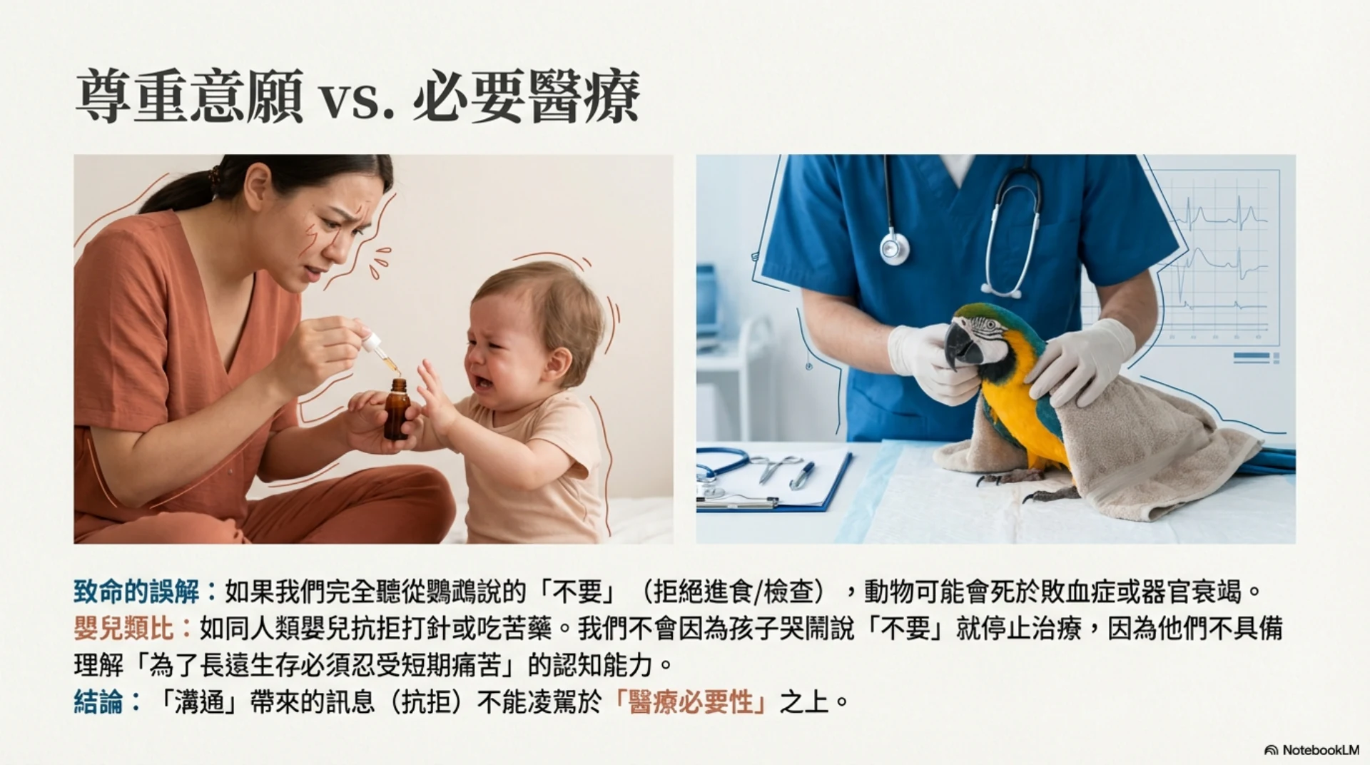 寵物疼痛的無聲語言第 5 頁：尊重意願與必要醫療